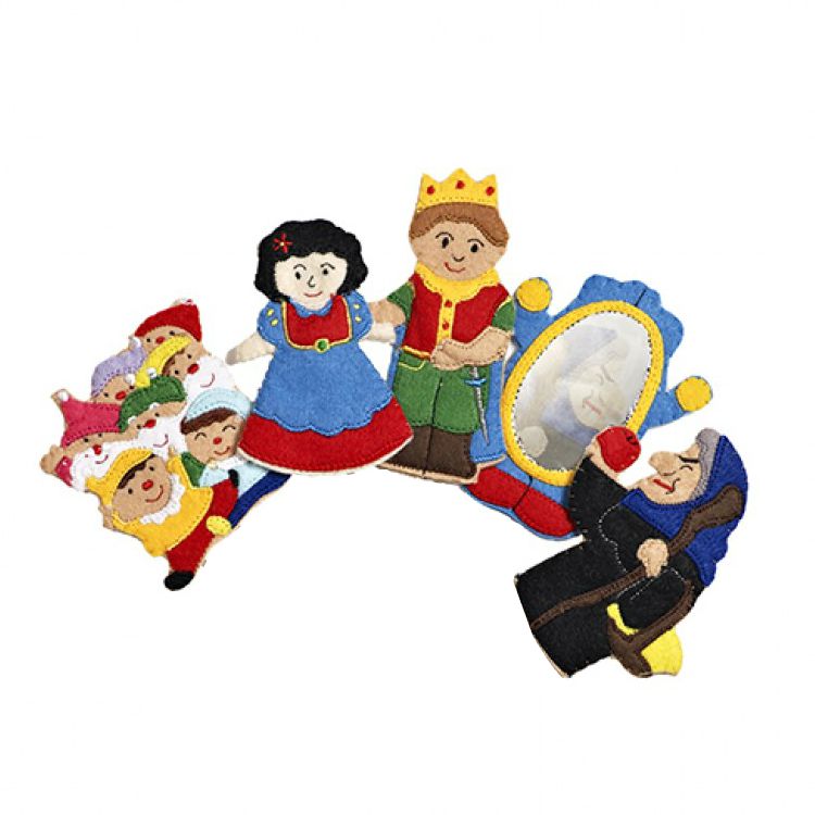 Snow White Fairytale Story - Finger Puppet Set (7274240278683)
