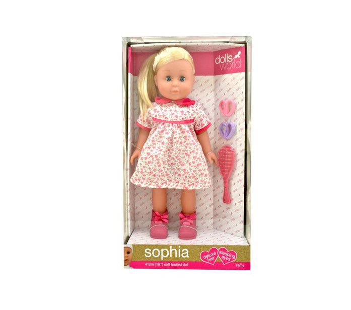 Dollsworld Sophia Doll with Long Hair 41cm