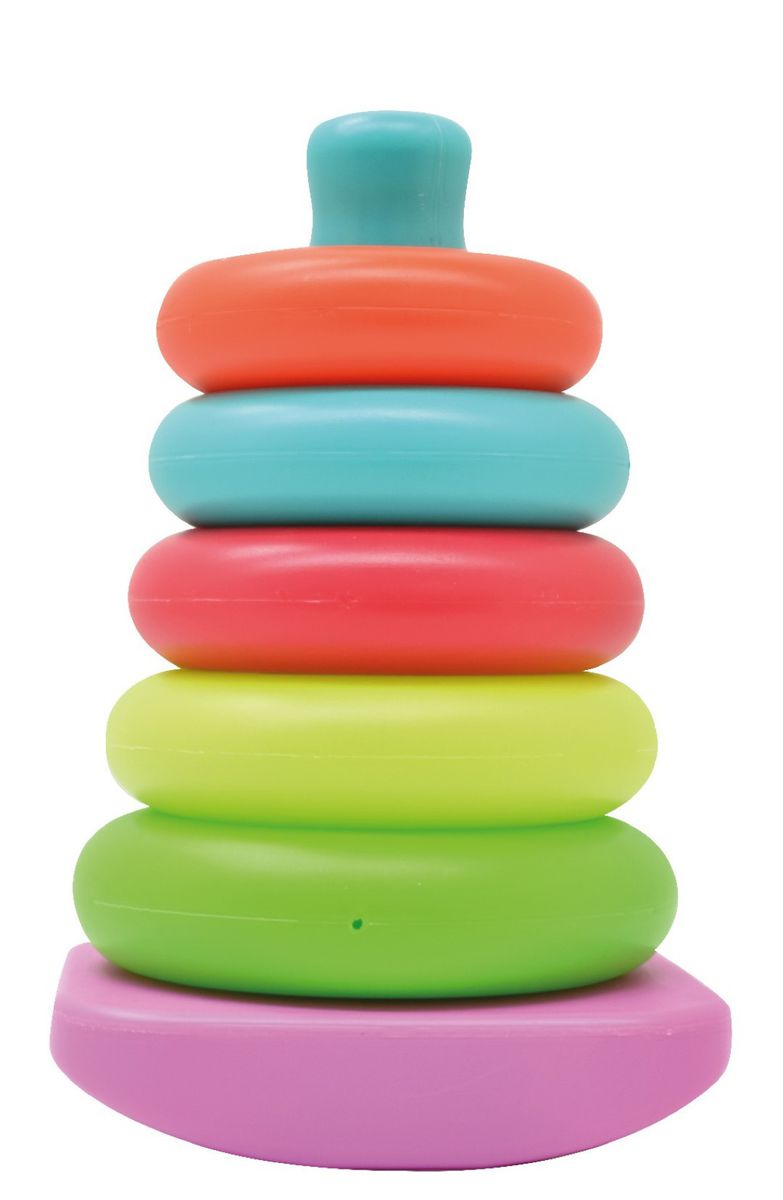 PETERKIN Stacking Rings on a Rocking Base - Ringo (7377950277787)