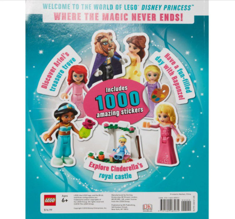 Lego Disney Princess Sticker Adventure Book