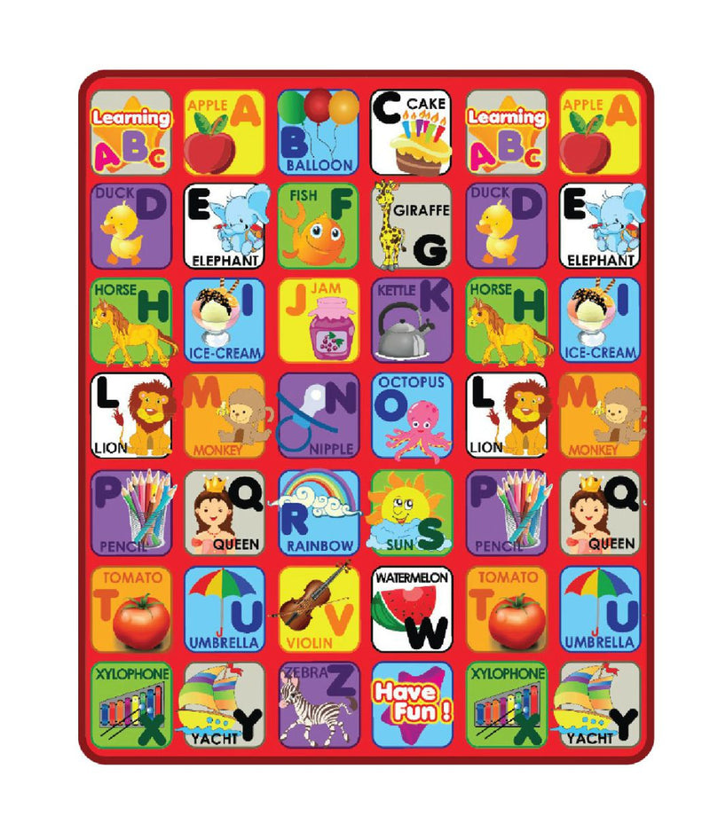 SUNTA Kids Floor Roll Up Playmat - Read & Spell the Alphabet (1000x1200x3mm) (7370352689307)