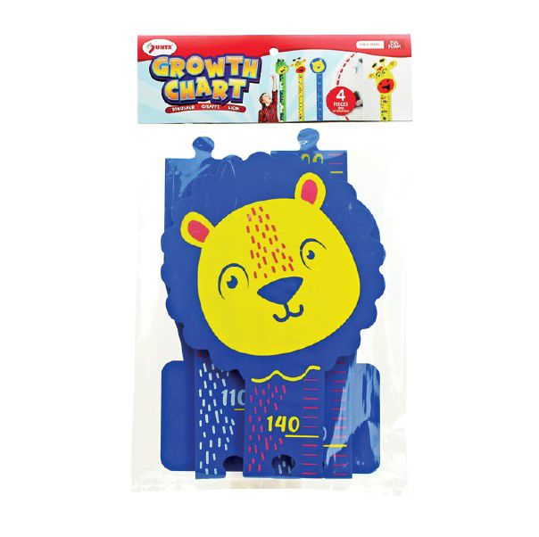 SUNTA Lion Growth EVA Foam Height Chart (7366475612315)