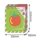 SUNTA Fruit & Vegetables EVA Foam Play Mat - 10 Piece (7363171123355)