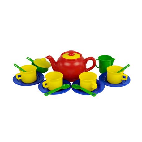 Pretend Play Kids Tea Party Set with Teapot - 18 Pieces (7506172805275)