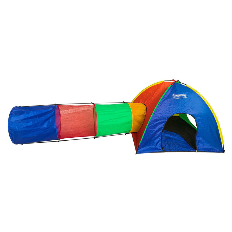 Colourful Crawling Tunnel with Play Tent (7363096707227)