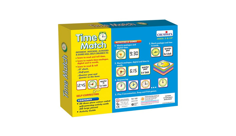 Creatives - Time Match (Match Analogue, Digital And Time In Words) (6907037352091)