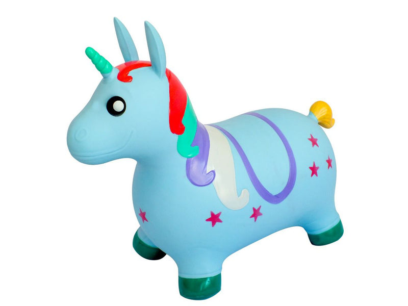 Ride On Hopper Animal - Baby Blue Unicorn (7273161293979)