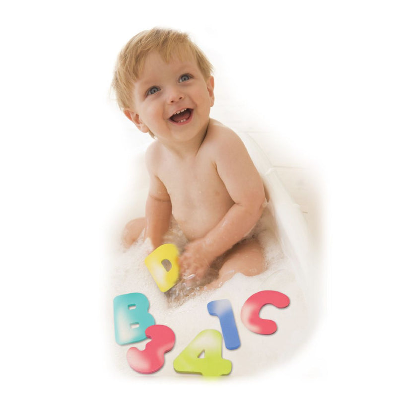 SUNTA Bath Time Alphabet and Numbers Bath Toys In A Storage Jar (7376613769371)