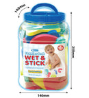 SUNTA Bath Time Alphabet and Numbers Bath Toys In A Storage Jar (7376613769371)
