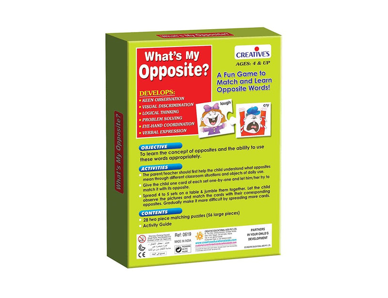Creatives - What'S My Opposite? (Matching Game Learning Opposies) (6907039416475)