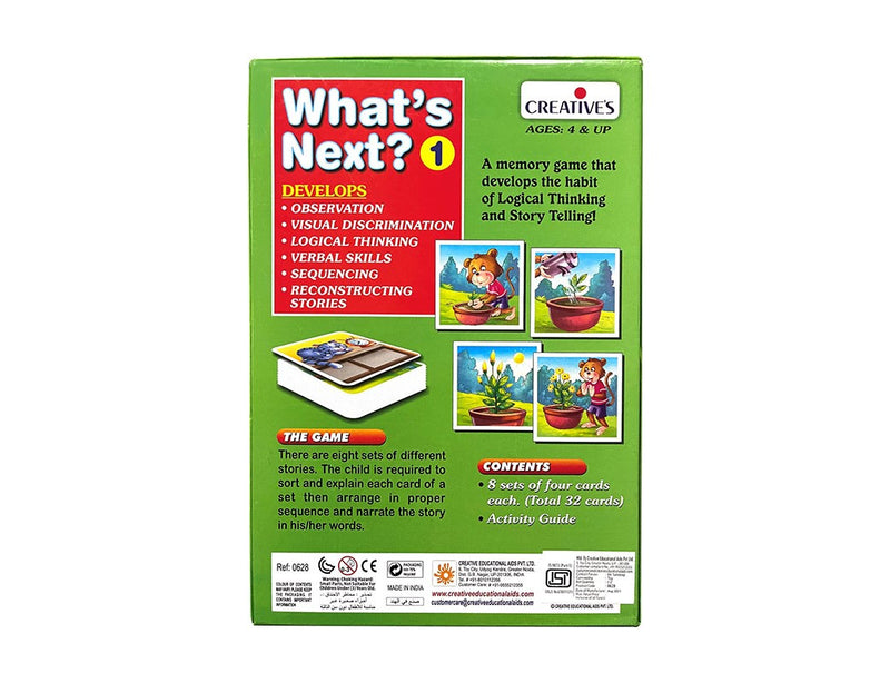 Creatives - What'S Next? (Memory Game That Develops The Habit Of Logical Thinking And Story Telling)