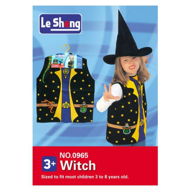 Halloween Witch - Role Play Costume For Kids (7275018518683)