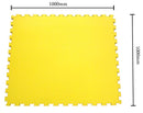 Sunta Gym Floor Mat Interlocking - 1000x1000x20mm - Yellow (7273157689499)